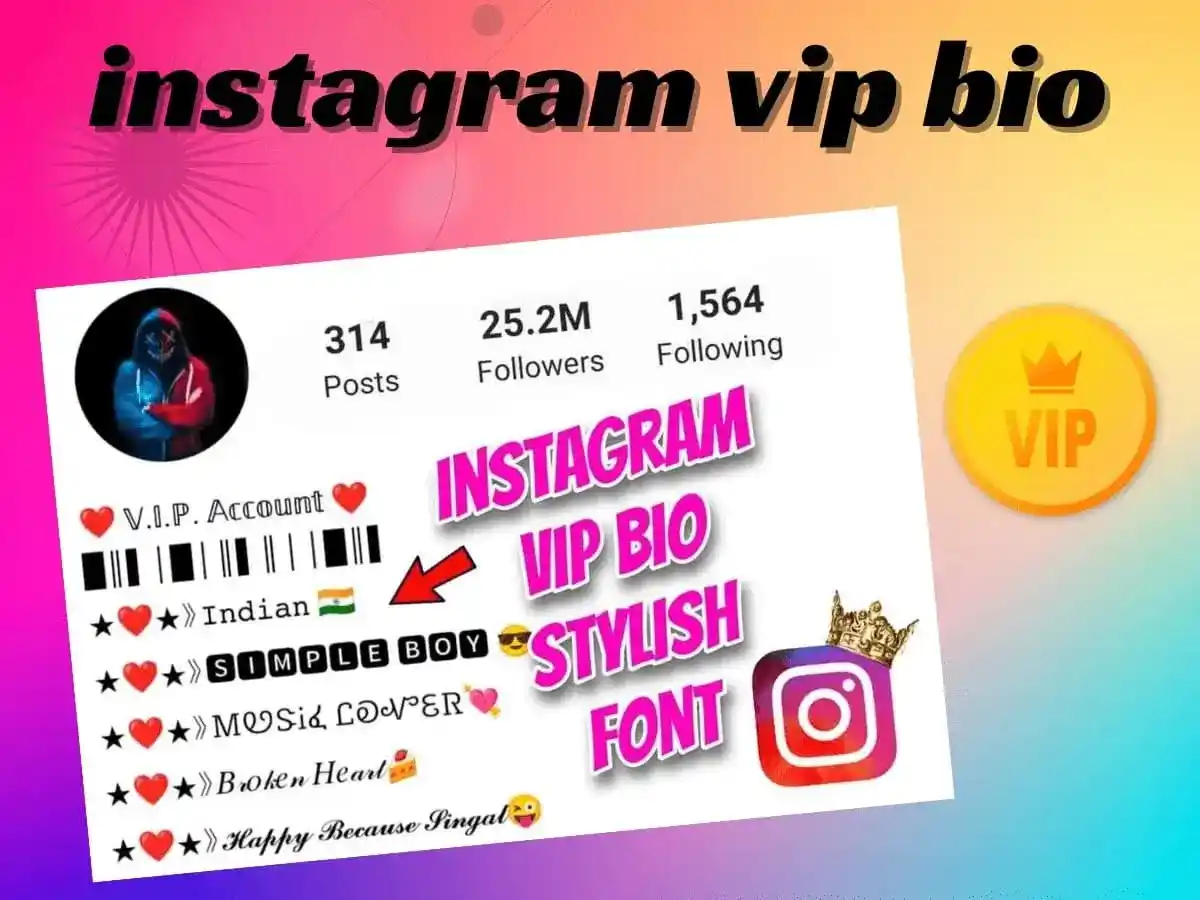 instagram vip bio